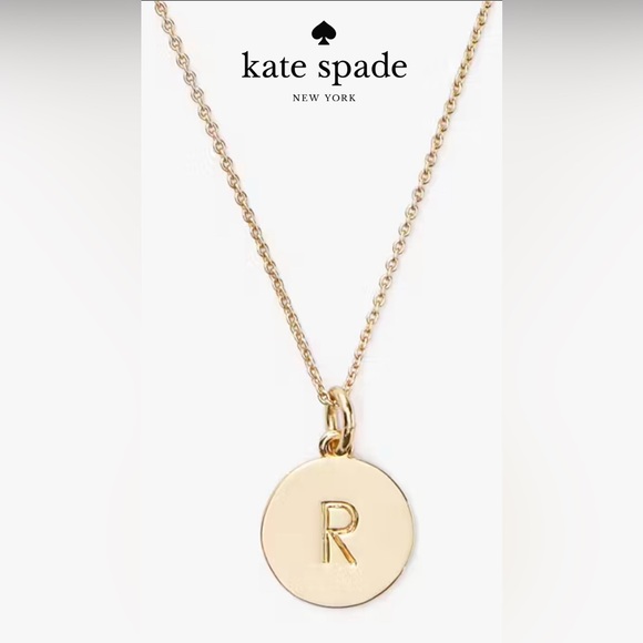 KATE SPADE NEW YORK One In A Million Initial Pendant Necklace Letter R - Picture 1 of 6